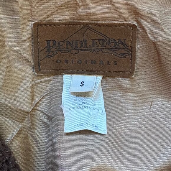 Pendleton Originals Wool blanket coat women size Small EUC - Picture 4 of 5